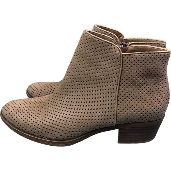 Lucky Brand Breona Leather Ankle Booties - Picture 1 of 9